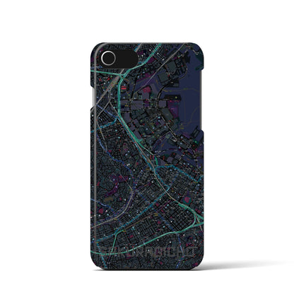 【桜木町（神奈川県）】地図柄iPhoneケース（バックカバータイプ）