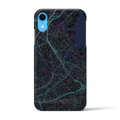 【桜木町（神奈川県）】地図柄iPhoneケース（バックカバータイプ）