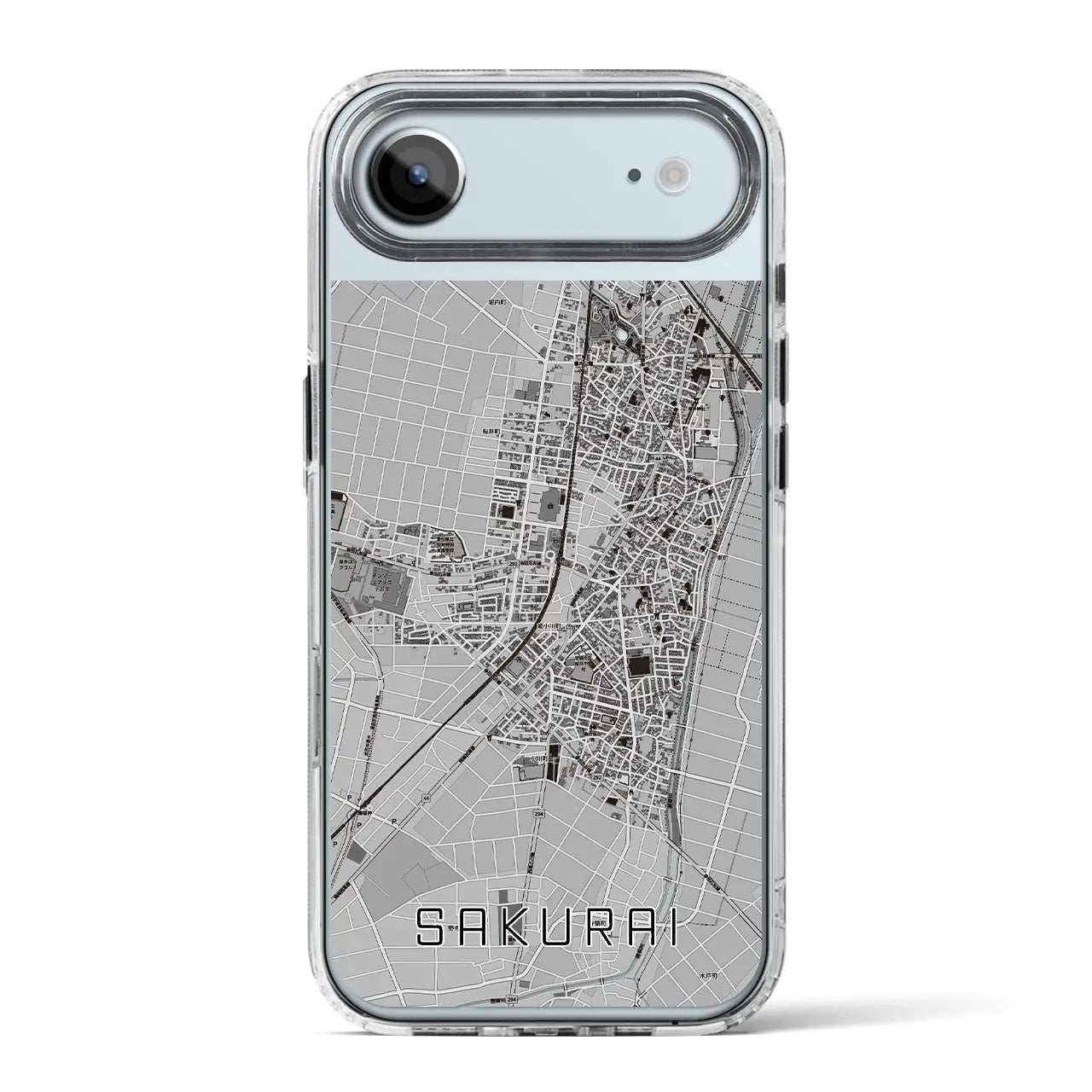 【桜井（愛知県）】地図柄iPhoneケース（MagSafeタイプ）