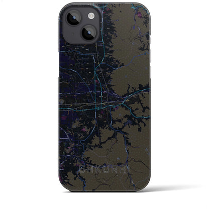 【桜井（奈良県）】地図柄iPhoneケース（バックカバータイプ）