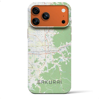 【桜井（奈良県）】地図柄iPhoneケース（バックカバータイプ）