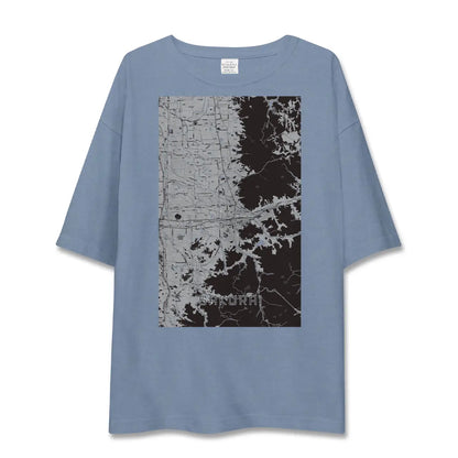 【桜井（奈良県）】地図柄ビッグシルエットTシャツ