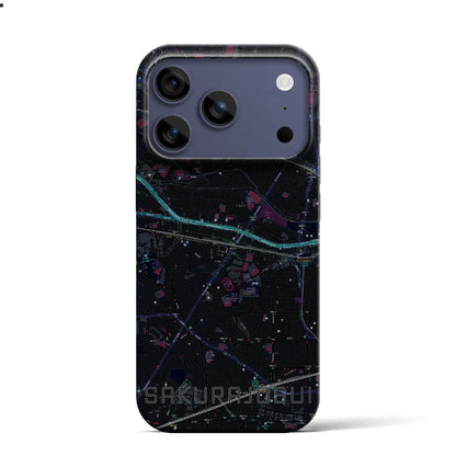 【桜上水（東京都）】地図柄iPhoneケース（バックカバータイプ）