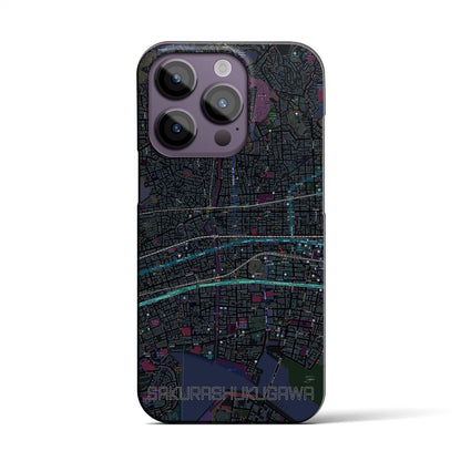 【さくら夙川（兵庫県）】地図柄iPhoneケース（バックカバータイプ）