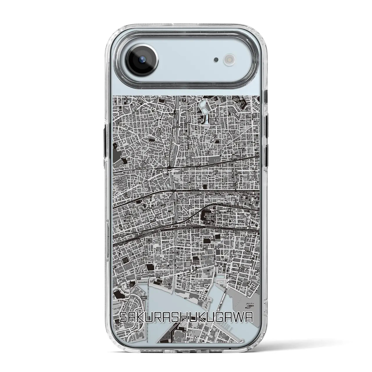 【さくら夙川（兵庫県）】地図柄iPhoneケース（MagSafeタイプ）