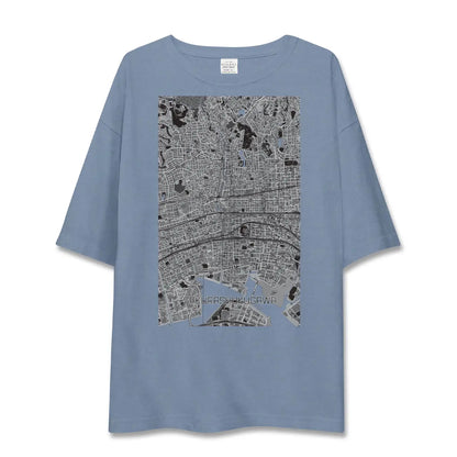 【さくら夙川（兵庫県）】地図柄ビッグシルエットTシャツ