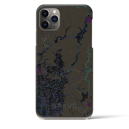 【左京（京都府）】地図柄iPhoneケース（バックカバータイプ）