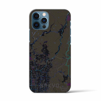 【左京（京都府）】地図柄iPhoneケース（バックカバータイプ）