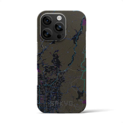 【左京（京都府）】地図柄iPhoneケース（バックカバータイプ）