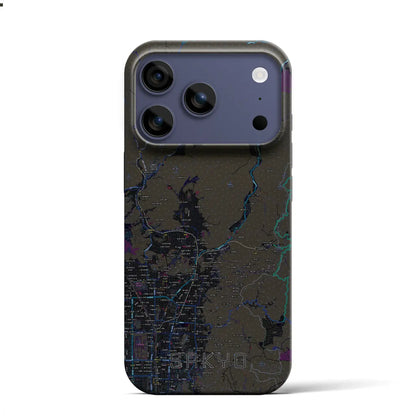 【左京（京都府）】地図柄iPhoneケース（バックカバータイプ）