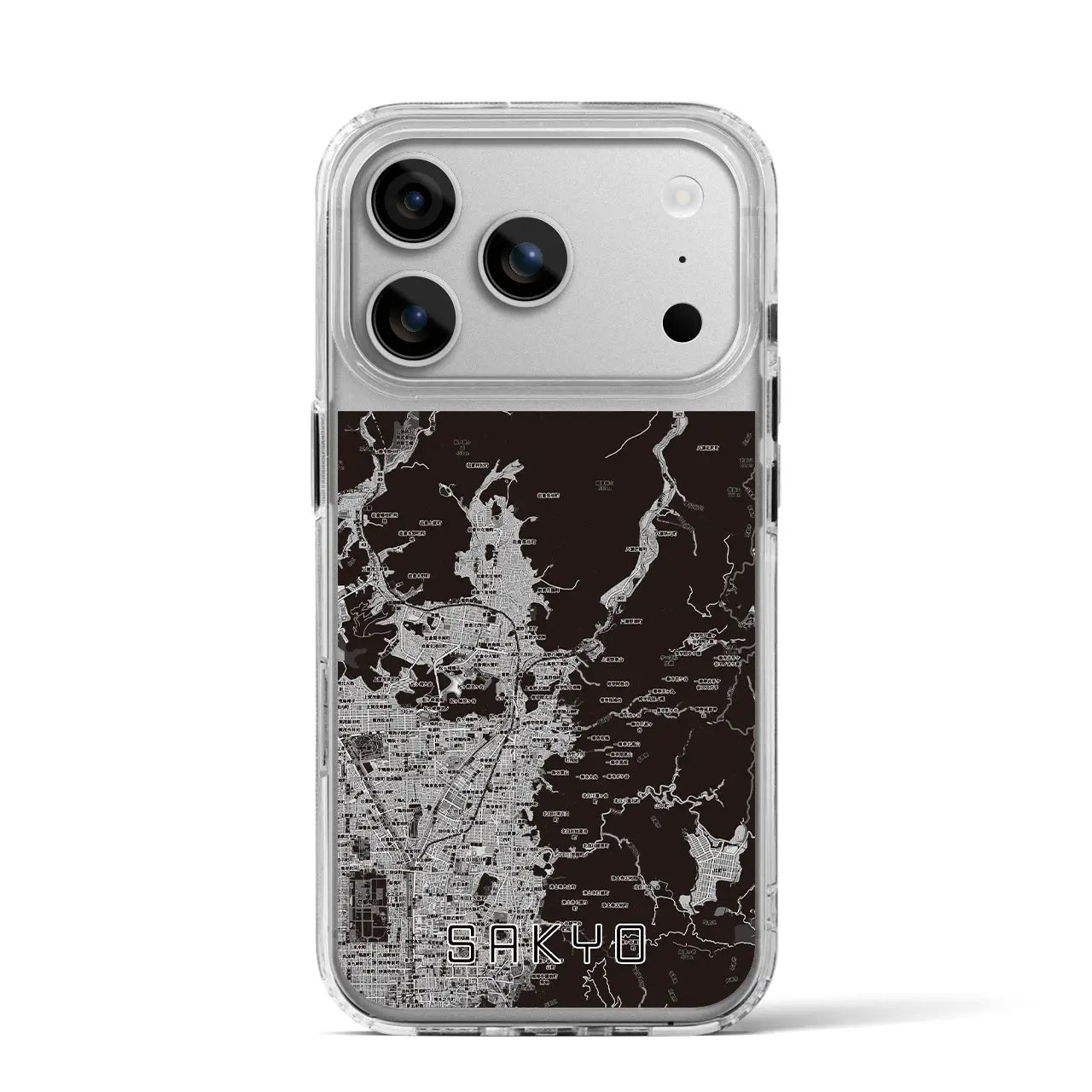 【左京（京都府）】地図柄iPhoneケース（MagSafeタイプ）