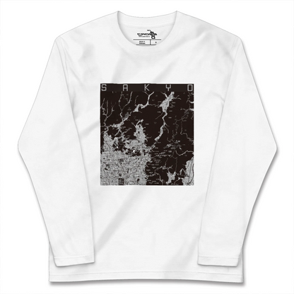【左京（京都府）】地図柄ロングスリーブTシャツ