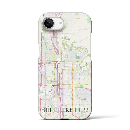 【ソルトレイクシティ（アメリカ）】地図柄iPhoneケース（バックカバータイプ）