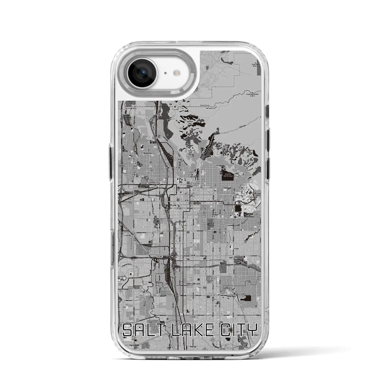 【ソルトレイクシティ（アメリカ）】地図柄iPhoneケース（MagSafeタイプ）
