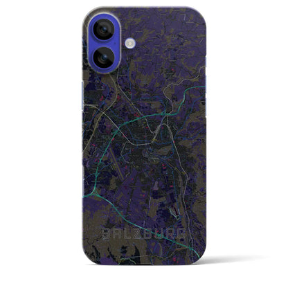 【ザルツブルク（オーストリア）】地図柄iPhoneケース（バックカバータイプ）