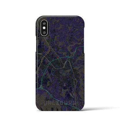 【ザルツブルク（オーストリア）】地図柄iPhoneケース（バックカバータイプ）