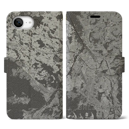 【ザルツブルク（オーストリア）】地図柄iPhoneケース（手帳タイプ）