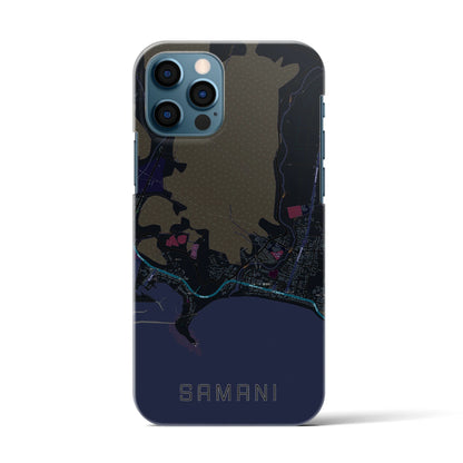 【様似（北海道）】地図柄iPhoneケース（バックカバータイプ）