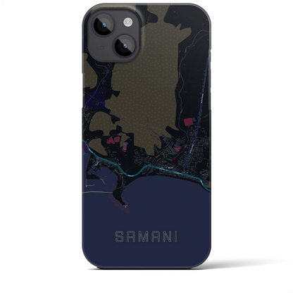 【様似（北海道）】地図柄iPhoneケース（バックカバータイプ）