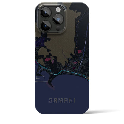 【様似（北海道）】地図柄iPhoneケース（バックカバータイプ）