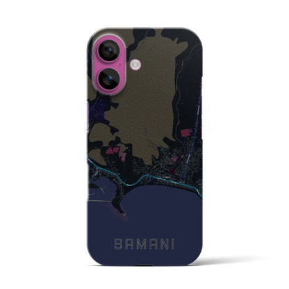 【様似（北海道）】地図柄iPhoneケース（バックカバータイプ）