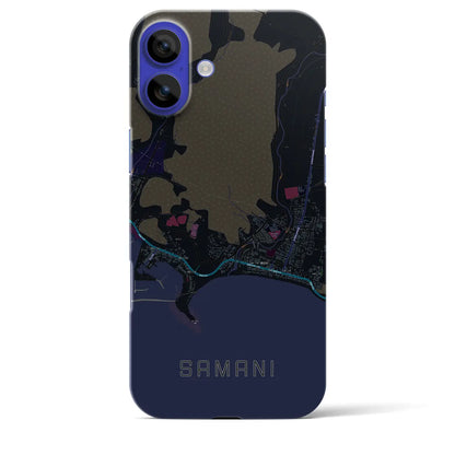 【様似（北海道）】地図柄iPhoneケース（バックカバータイプ）