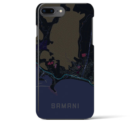 【様似（北海道）】地図柄iPhoneケース（バックカバータイプ）