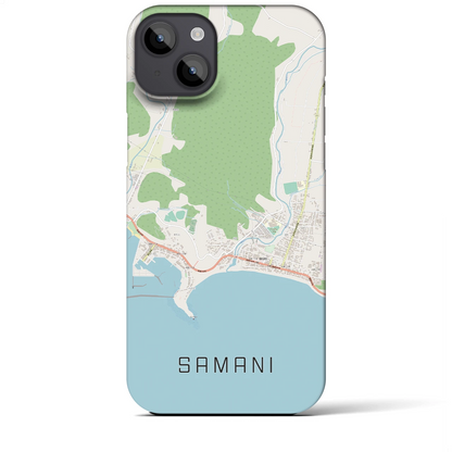 【様似（北海道）】地図柄iPhoneケース（バックカバータイプ）