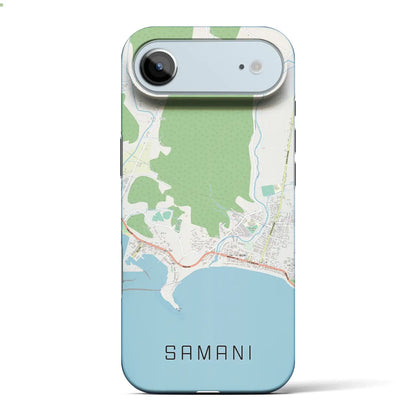 【様似（北海道）】地図柄iPhoneケース（バックカバータイプ）