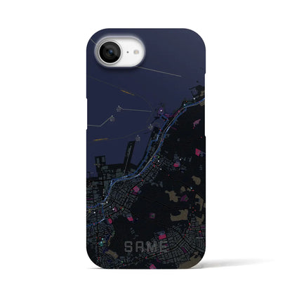 【鮫（青森県）】地図柄iPhoneケース（バックカバータイプ）