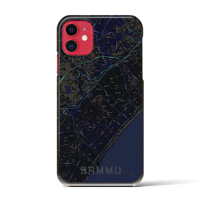 【山武（千葉県）】地図柄iPhoneケース（バックカバータイプ）