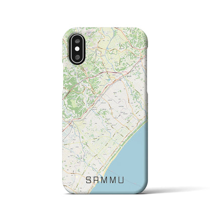 【山武（千葉県）】地図柄iPhoneケース（バックカバータイプ）