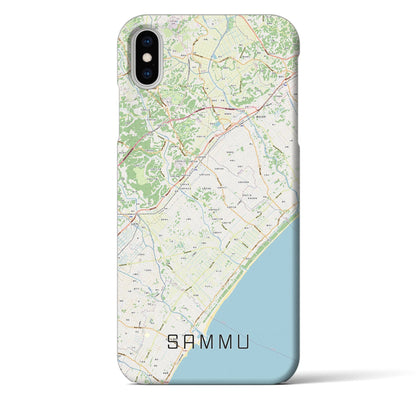 【山武（千葉県）】地図柄iPhoneケース（バックカバータイプ）