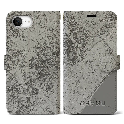 【山武（千葉県）】地図柄iPhoneケース（手帳タイプ）