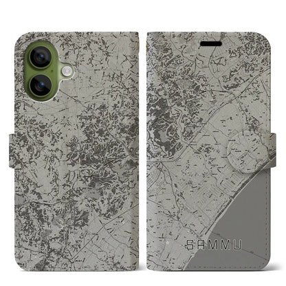 【山武（千葉県）】地図柄iPhoneケース（手帳タイプ）