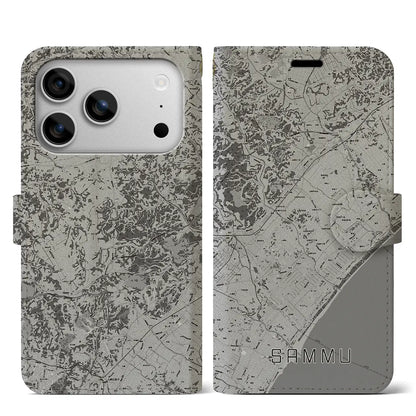 【山武（千葉県）】地図柄iPhoneケース（手帳タイプ）