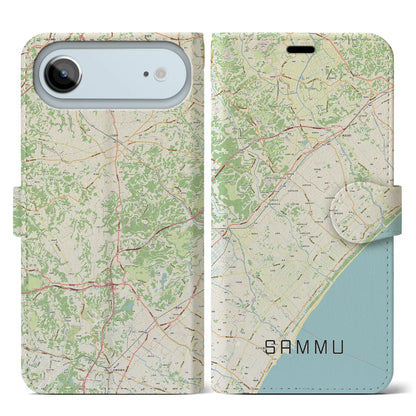 【山武（千葉県）】地図柄iPhoneケース（手帳タイプ）