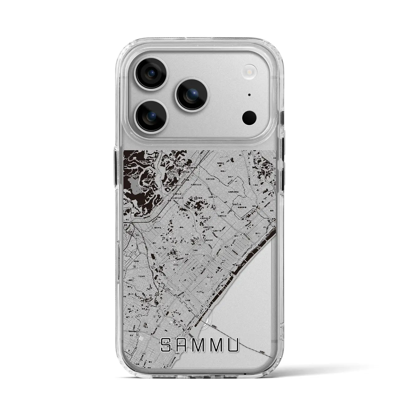 【山武（千葉県）】地図柄iPhoneケース（MagSafeタイプ）