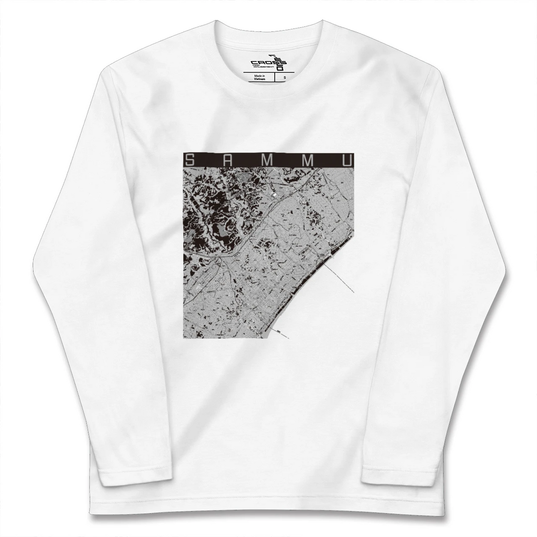 【山武(千葉県)】地図柄ロングスリーブTシャツ