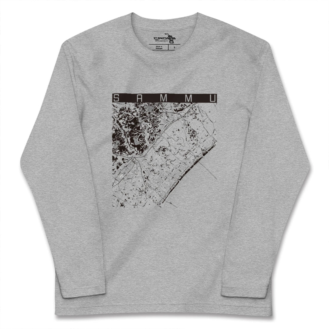 【山武（千葉県）】地図柄ロングスリーブTシャツ