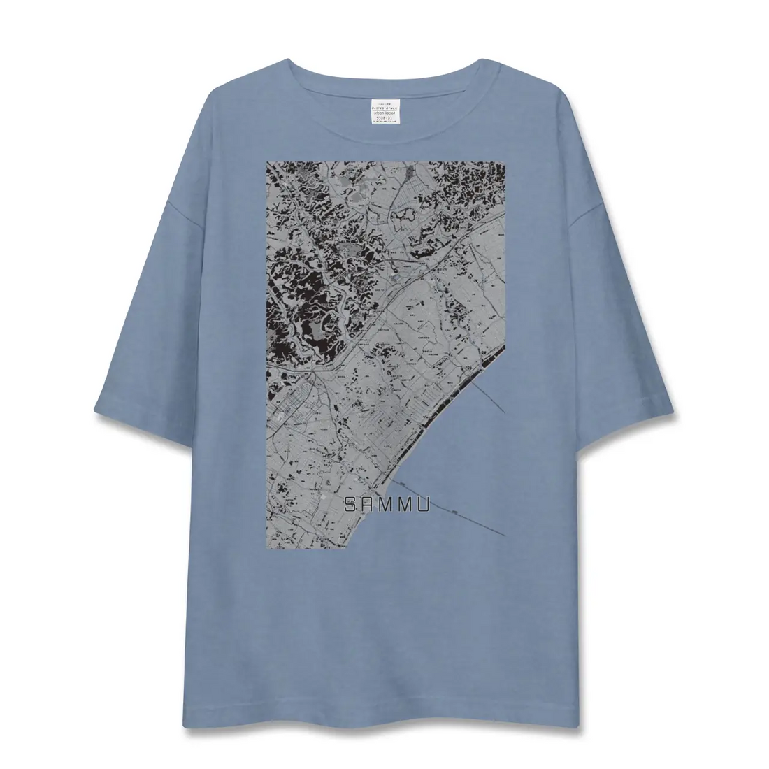 【山武(千葉県)】地図柄ビッグシルエットTシャツ