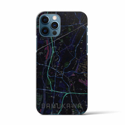 【寒川（神奈川県）】地図柄iPhoneケース（バックカバータイプ）