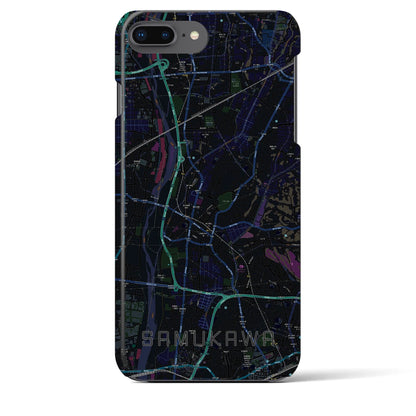 【寒川（神奈川県）】地図柄iPhoneケース（バックカバータイプ）