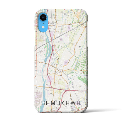 【寒川（神奈川県）】地図柄iPhoneケース（バックカバータイプ）