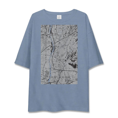 【寒川（神奈川県）】地図柄ビッグシルエットTシャツ