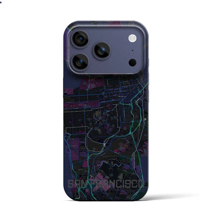 【サンフランシスコ（アメリカ）】地図柄iPhoneケース（バックカバータイプ）