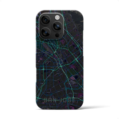 【サンノゼ（アメリカ）】地図柄iPhoneケース（バックカバータイプ）