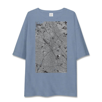 【サンノゼ（アメリカ）】地図柄ビッグシルエットTシャツ