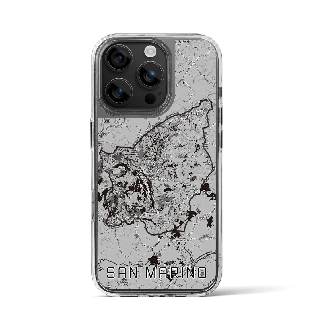 【サンマリノ】地図柄iPhoneケース（MagSafeタイプ）