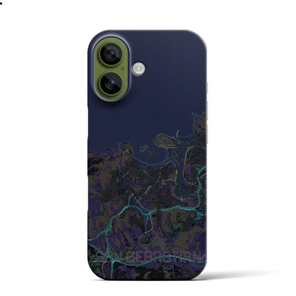 【サン・セバスティアン（スペイン）】地図柄iPhoneケース（バックカバータイプ）